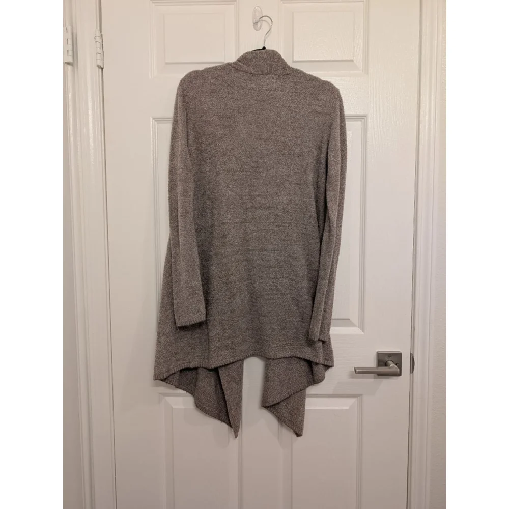 Women's Barefoot Dreams Brown Bamboo Chic Lite Cardigan S/M